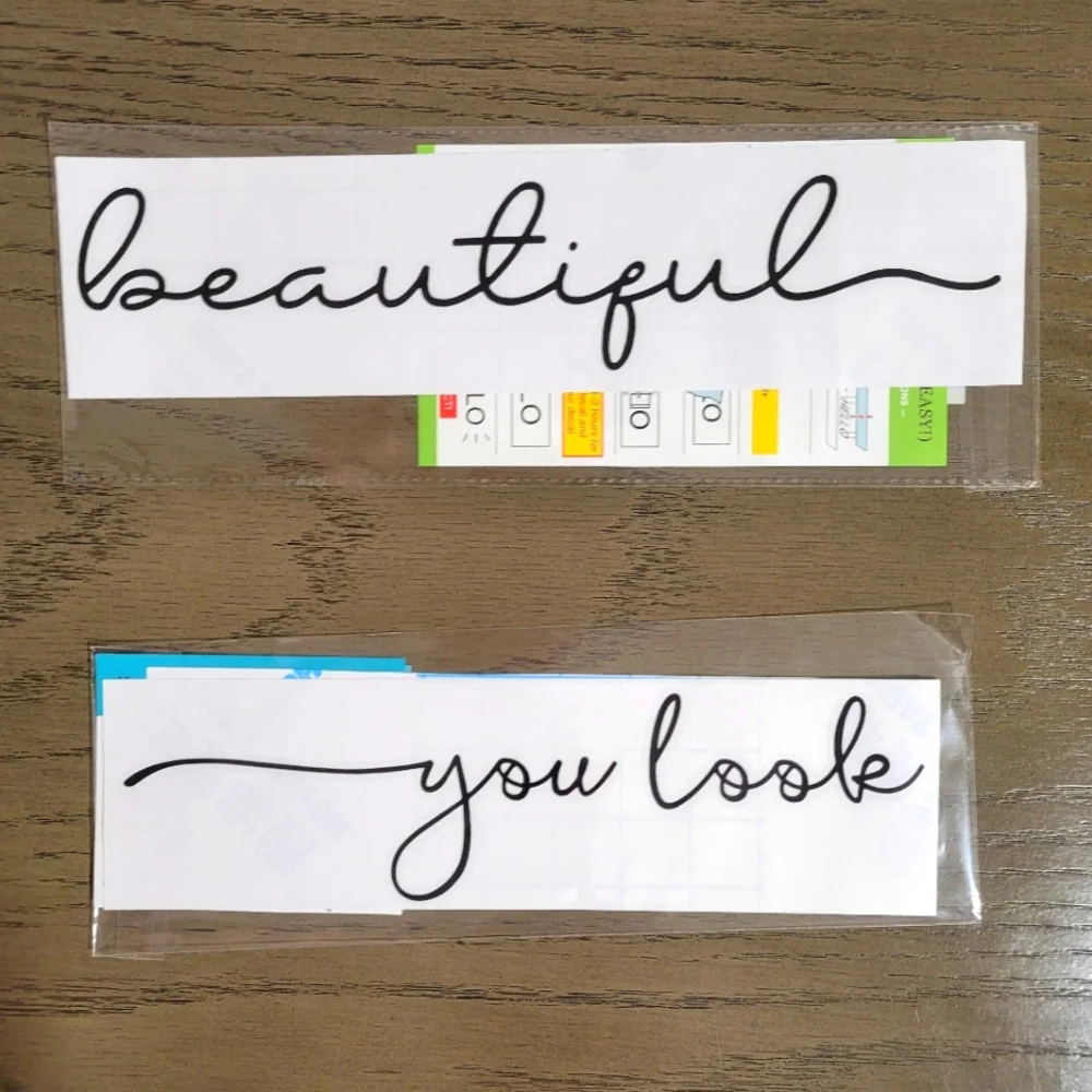 Inspirational Vinyl Decal Set of Two